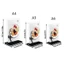 Thanh menu bằng acrylic trong suốt, rõ ràng và dễ đọc, có các kích thước A4, A5 và A6.