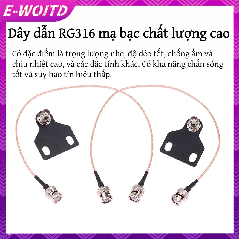 Máy chủ micro không dây sân khấu E-WOITD BNC nhận giao diện mở rộng ăng-ten E-WOITD