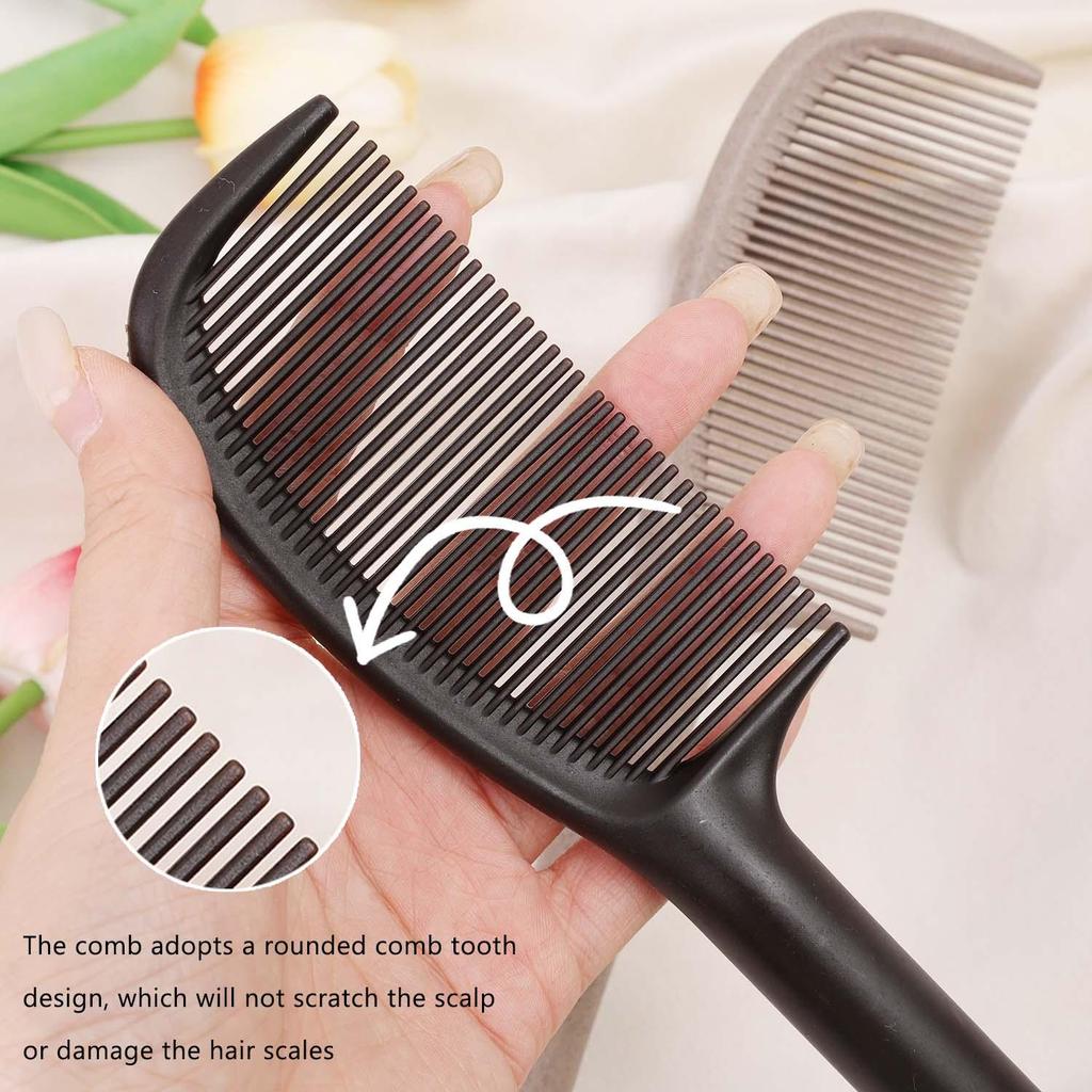 Lược Cà Phê Chống Tĩnh Điện - Bàn Chải Detangling Kiểm Soát Dầu - Phụ Kiện Chăm Sóc Tóc Tạo Kiểu Salon Chuyên Nghiệp