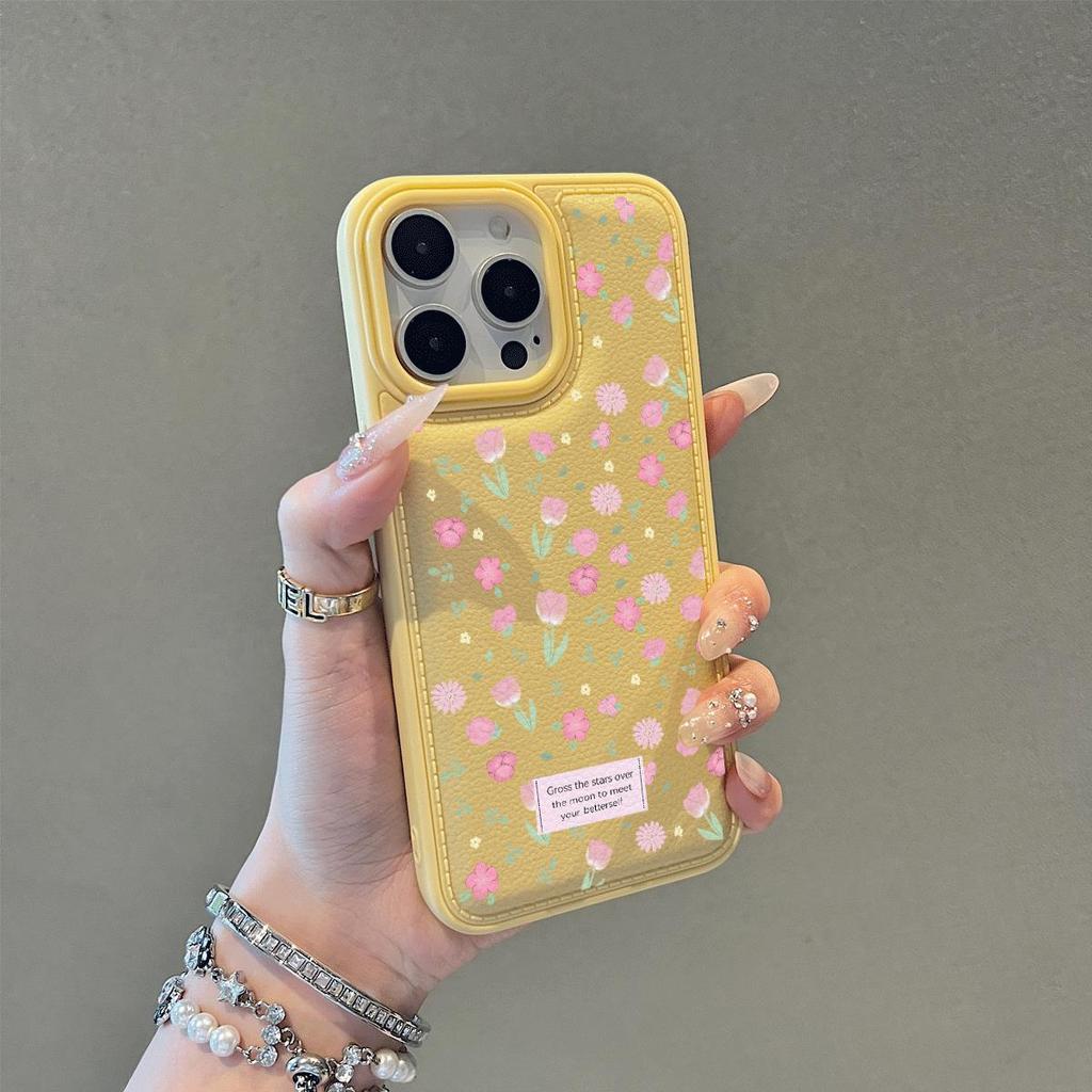 Hoa hồng hồng phù hợp với vỏ điện thoại iPhone 17 Pro Max, 16 Pro, 15/14/13/12 có chỗ phồng.