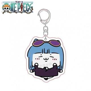 Chiikawa-Một mảnh Khỉ Luffy Roronoa Zoro, móc khóa acrylic anime, phụ kiện trang sức, charm