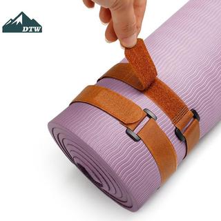 DTW Dây đeo thảm tập Yoga có thể điều chỉnh có dây buộc, Phụ kiện tập thể dục chống trượt Dây lưu trữ, Căng Bungee Tie Hook Loop Thể thao