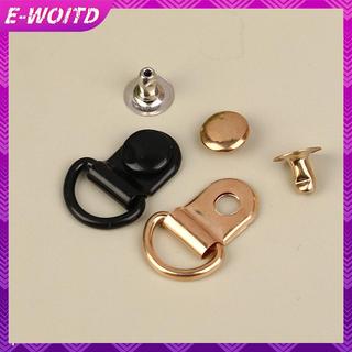 E-WOITD 10 Bộ D Ring Bule cho túi sửa chữa Đi bộ đường dài Giày leo núi Sửa chữa thực tế Bule DIY Craft Bag Phụ kiện trang trí kim loại E-WOITD