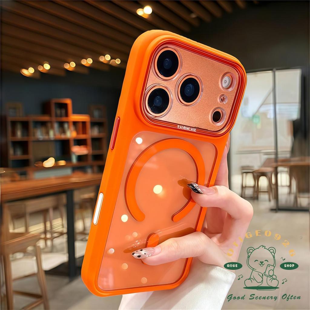 【 Ốp lưng iPhone17 】 Vỏ điện thoại từ tính chống rơi cảm giác da iphone17 Pro Max 16 cho vỏ iPhone Vỏ mềm silicon TPU chống sốc