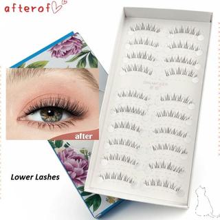 AFTEROF Mink Lower Lash, Dung Tích Lớn Handmade Dưới Lông Mi, Nóng Tự Nhiên Khối Lượng Lông Mi Giả Nối Mi