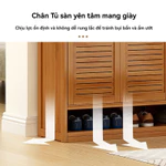 tủ đựng giày/kệ để giày -Tủ giày bằng gỗ tự nhiên 6 / 7 lớp Tủ giày tiết kiệm không gian Tre dung tích lớn — ảnh 5