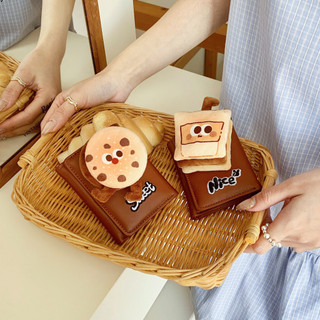 Ví nữ hoạt hình dễ thương Ví vuông có thể gập lại Hộp đựng nhiều thẻ dung tích lớn Ví tiện lợi