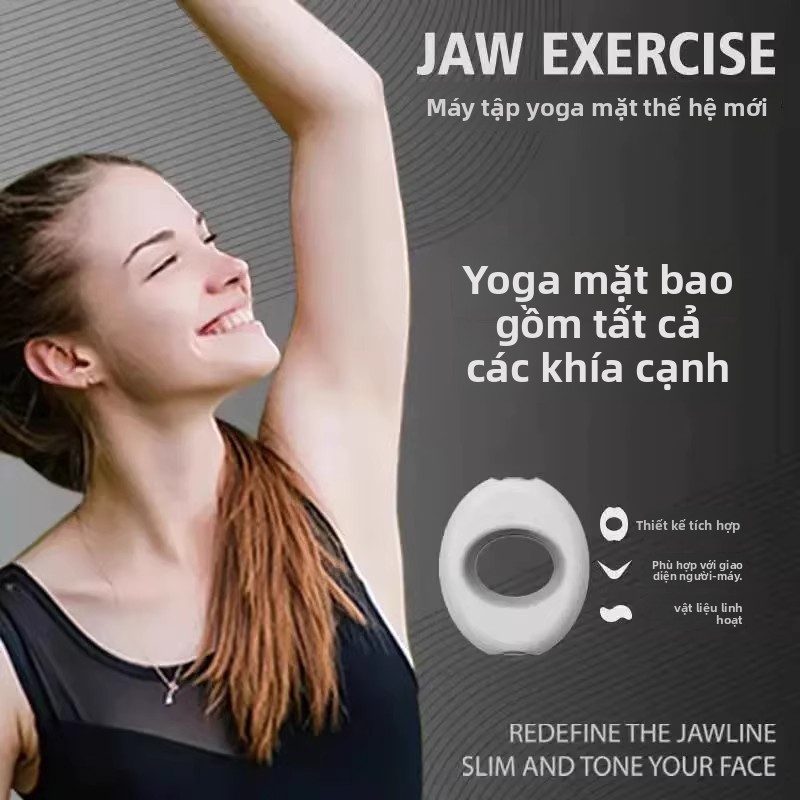 Thiết bị tập luyện Shimo Line Cải thiện vết cắn mặt Giảm da Chỉnh sửa Định hình Nhai Bóng cải thiện làm mịn da mặt Q0IQ