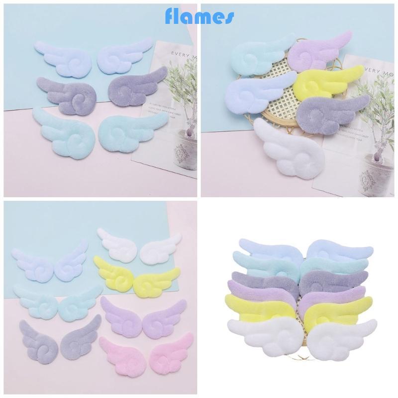 FL 10 Miếng Dán Cánh Thiên Thần cho Búp Bê và Handmade