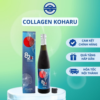 82X Collagen Koharu - Nước Uống Căng Da Mịn Màng, Phù Hợp Với Làn Da Nhạy Cảm (500ml/Chai)