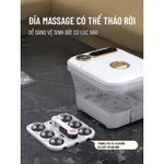Bồn Ngâm Chân Massage Wisezen Gấp Gọn Massage Ngâm Chân Hồng Ngoại Sục Khí Con Lăn Massage Tự động Bảo Hành 12 Tháng — ảnh 5