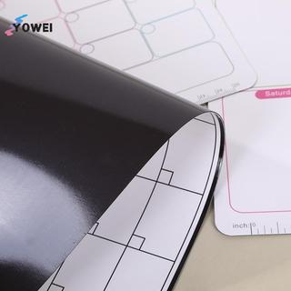 Lịch tẩy khô từ tính sành điệu YOWEI - Công cụ lập kế hoạch hàng tháng đa năng cho tủ lạnh - Dễ dàng tổ chức & trang trí nhà bếp VN