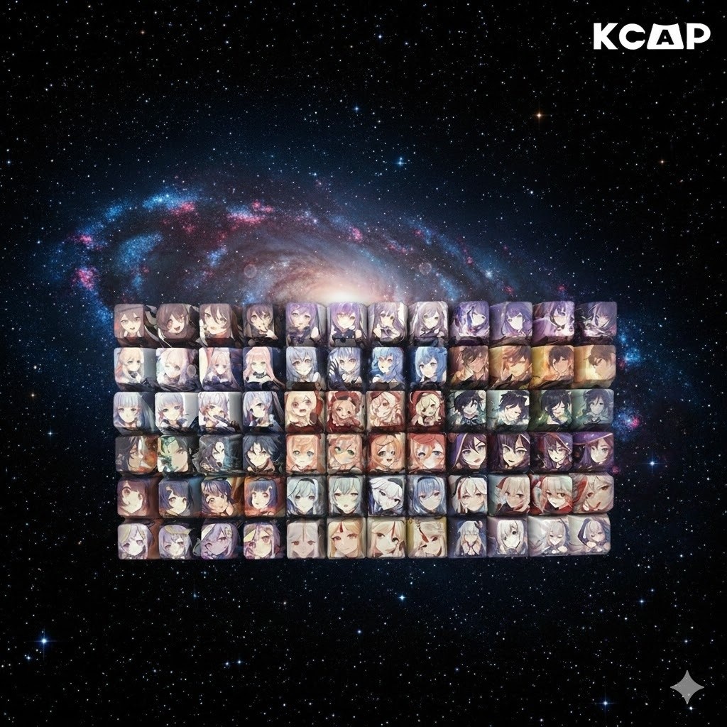 Keycap PBT R4 Anime Waifu | KCAP - World of keycaps