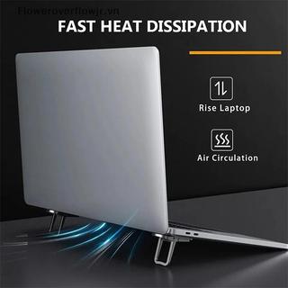 FJR 2 Chiếc Laptop Đứng Có Thể Gập Lại Vô Hình Laptop Riser Cho MacBook Notebook Làm Mát Giá Đỡ HOT