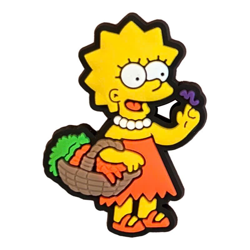 Set charm Gia đình Simpsons - Charm gắn dép hot hit