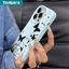 Ibumpers Ốp Điện Thoại Thẩm Mỹ Tối Giản Họa Tiết Bướm Silicon Mềm Chống Sốc Cho iPhone 11 12 13 14 15 16 17 Pro Max IP Plus