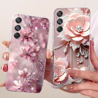 Ốp Trong Suốt Cho Samsung Galaxy M55 M55s F55 5G Ốp Lưng SM-M558B SM-M556B Ốp Silicon Mềm Hoa Phổ Biến Cho Samsung C55 Capa