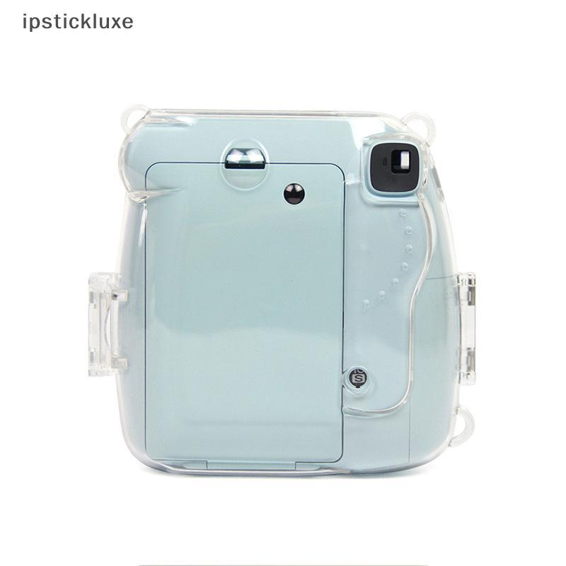 [ipstickluxe] Phim Fujifilm Instax Mini 8 / 8 + 9 Máy ảnh tức thì Vỏ cứng trong suốt Túi Vỏ đẹp