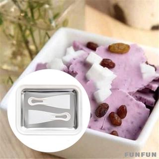 Máy làm kem cuộn tức thì di động có đĩa lạnh và 2 thìa cho các món ăn mùa hè