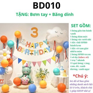 [VIP] Tổng hợp Set trang trí sinh nhật cho trẻ em được yêu thích nhất, sinh nhật bé trai, bé gái  DF9
