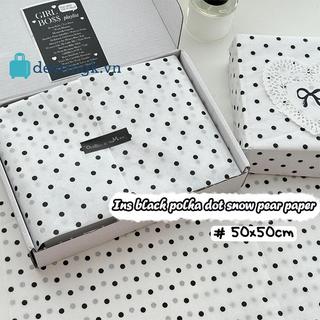 Deyangk Bla Polka Dot Giấy Sydney đính cườm tay Bó hoa gói hoa, quà tặng VN