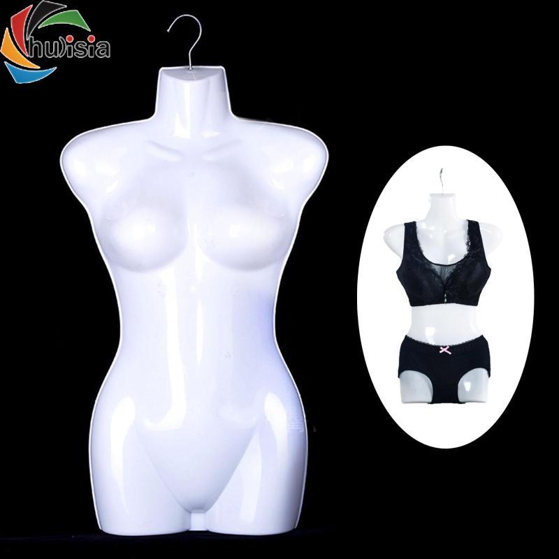 Chalisia Treo Ma-nơ-canh Cơ Thể Nữ Torso Mẫu Chống Đỡ, Móc Treo Ma-nơ-canh Hiển Thị Trang Phục, Bộ Đồ Ngủ, Trang Trọng, Quần Áo Bơi