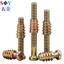 Chất liệu kẽm màu sắt Đầu tròn phẳng Ổ cắm lục giác Vít bên trong Bộ đai ốc ren bên ngoài M6M8 Tủ quần áo Tủ quần áo Bộ đồ nội thất lắp ráp