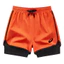 Nam Marathon Điền Kinh Nhanh Khô Lót Giả Hai Mảnh Tập Chạy Bộ Quần Short