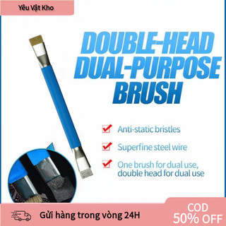 【COD】Bàn chải kim loại có thể cạo sạch keo khô, đầu bàn chải làm sạch bụi bẩn, là phụ kiện không thể thiếu để sửa chữa