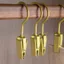 Giá đỡ quần 1 / 3 chiếc, Kẹp móc liền mạch bằng hợp kim nhôm, Kẹp sấy kim loại chống trượt hạng nặng di động cho tất mũ