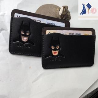 [BB] Hộp đựng thẻ ngắn nhân vật Batman ID Hero Squad Hộp đựng thẻ ngắn Mặt nạ siêu anh hùng được cá nhân hóa Quà tặng ví [VN]
