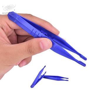 [hatheaven] 10 Nhíp sơ cứu y tế dùng một lần Nhíp nhựa nhỏ màu xanh đẹp