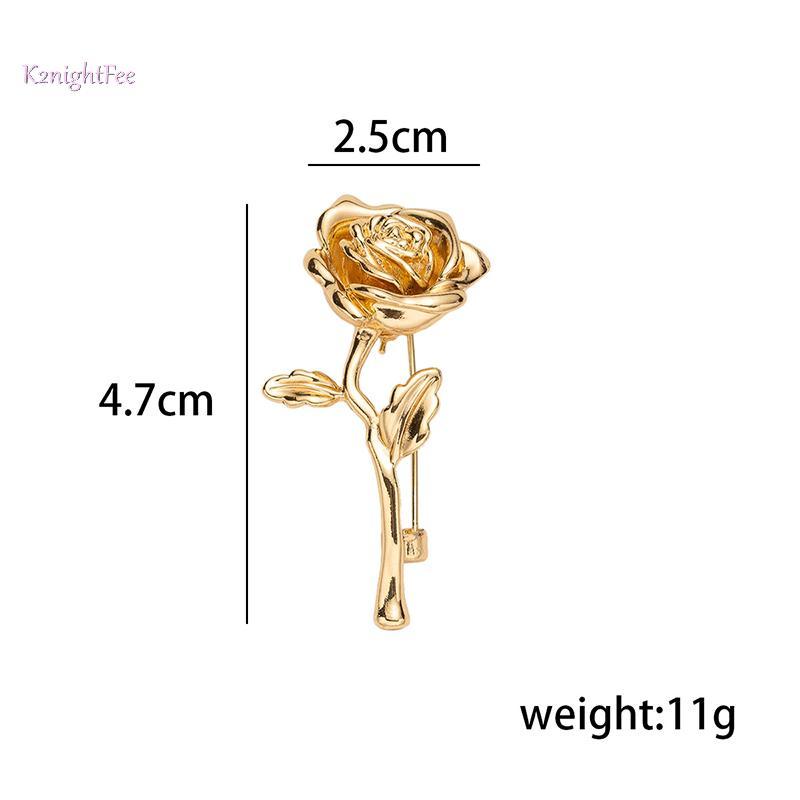 K2nightFee Cao Cấp Vàng-Tone Hoa Hồng Trâm Cài Cho Nữ & Nam - Bộ Đồ Thanh Lịch Huy Hiệu Áo Trang Sức Thời Trang Ve Áo Phụ Kiện VN