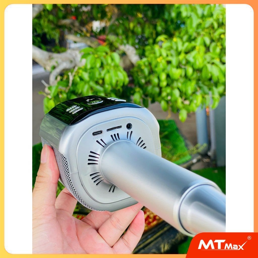 Tặng Hộp Đựng ( màu ngẫu nhiên ) Micro Karaoke Livestream H9 Pro MTMAX 20W Hát Cực Hay