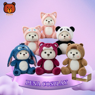 Gấu Bông Lena Cosplay Cute 30–60cm | Thú Nhồi Bông Lena Lotso, Stitch, Capybara, Ôm Ngủ & Quà Tặng