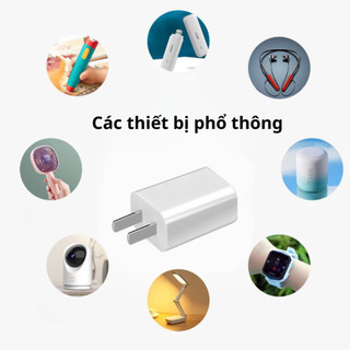 Cóc Sạc 5V 2A Cho Điện Thoại, Loa, đồng hồ, đèn led, củ sạc usb, adapter sạc 2A