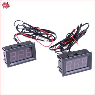 Đồng hồ đo nhiệt độ giám sát nhiệt độ 12V N & X Digital có đầu dò nhiệt độ -50 ~ 110°C.