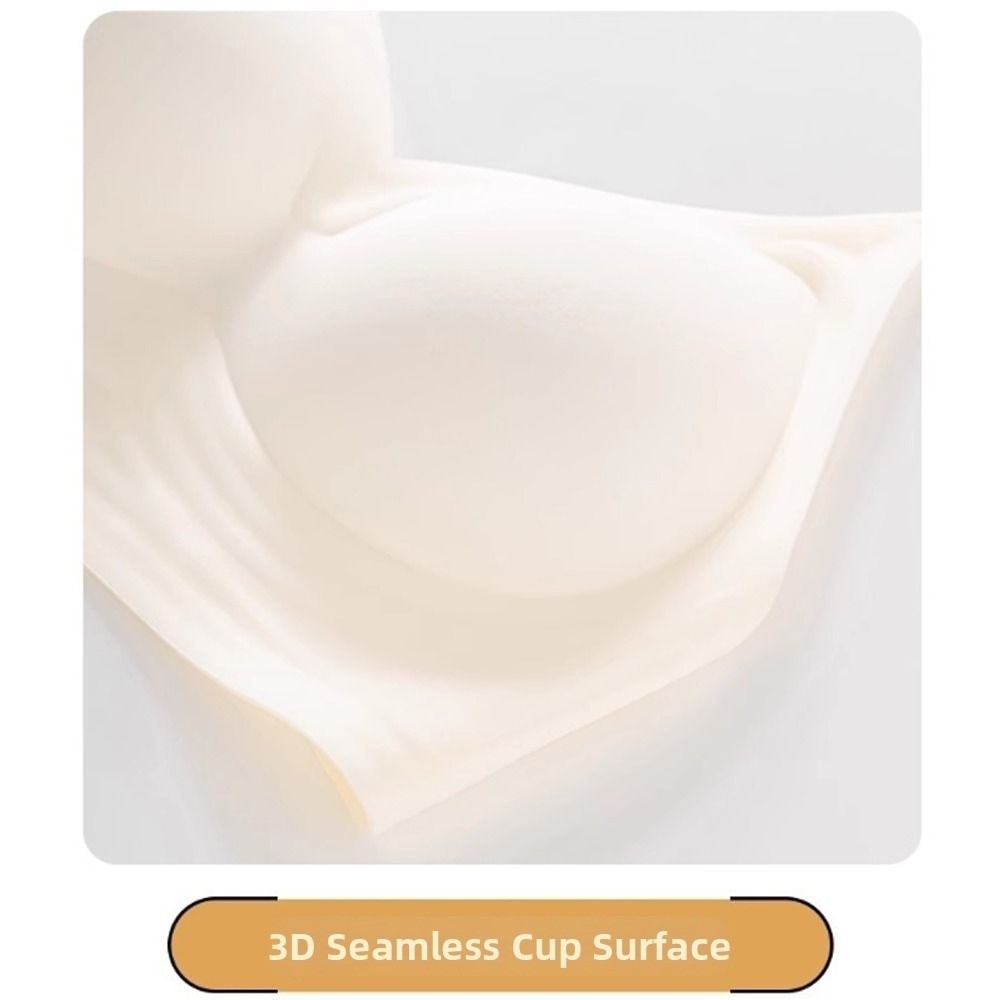 Áo ngực cổ dây PYCOU, dây mỏng Đồ lót hở lưng thoáng khí, thoải mái khi mặc áo ngực Cotton liền mạch màu trơn