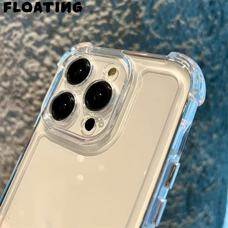 Ốp điện thoại silicon chống sốc trong suốt TPU cho iPhone 17 16 Pro Max 15 14 Plus 13 12 11 16e