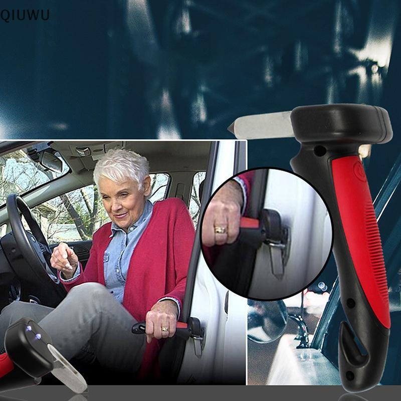 QIUWU Tay cầm hỗ trợ ô tô mới Tay cầm hỗ trợ cửa an toàn đa chức năng.