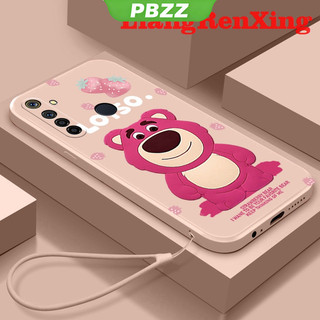 Ốp Điện Thoại silicone Mềm Chống Sốc In Hình Gấu Dâu Tây Cho realme 5 realme c3 realme 5i realme 6i realme 5 pro Yx01