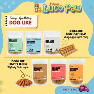 Xương Gặm Sạch Răng & Thịt Sấy Thơm Ngon Dog Like – Quà Tặng Sức Khỏe Cho Bé Cún