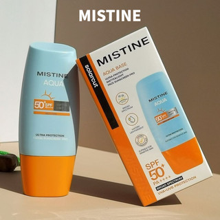 Kem chống nắng Mistine Phiên bản Thái Lan Mũ nhỏ Kem chống nắng chống nước Làm mới sinh viên Huấn luyện quân sự cần thiết để đi lại hàng ngày Kem chống nắng lâu trôi