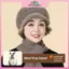 Mũ len dệt kim thiên thần thời trang MYPANDA dành cho phụ nữ trung niên và Lý đi xe đạp ngoài trời Mũ mùa đông Mũ bảo vệ tai Mũ ấm áp.