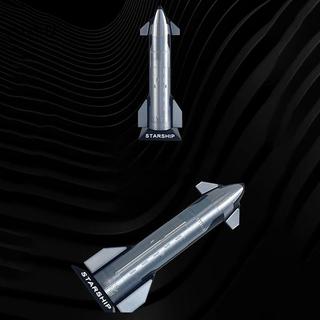 ZTHOME Premium Starship Model Space X Starship Model Space Vehicle Trang trí bàn làm việc sưu tập Đồ chơi mô hình trẻ em Quà tặng HOT