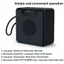 Loa Bluetooth YICA, Loa không dây âm thanh nổi rảnh tay Bass, Hiệu ứng ánh sáng nhỏ Tích hợp Đài FM Loa máy tính để bàn