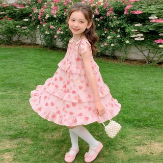 VáY Bé GáI HàN QuốC MớI Hè CôNg ChúA Dễ ThươNg VảI MềM ThoáNg MáT đầM