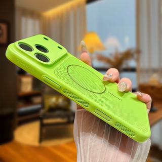 Ốp lưới tản nhiệt siêu mỏng Ice-feel thích hợp cho iPhone 17 Air 16 Plus 15 14 13 12Pro Max Ốp cứng chống rơi bảo vệ toàn bộ ống kính