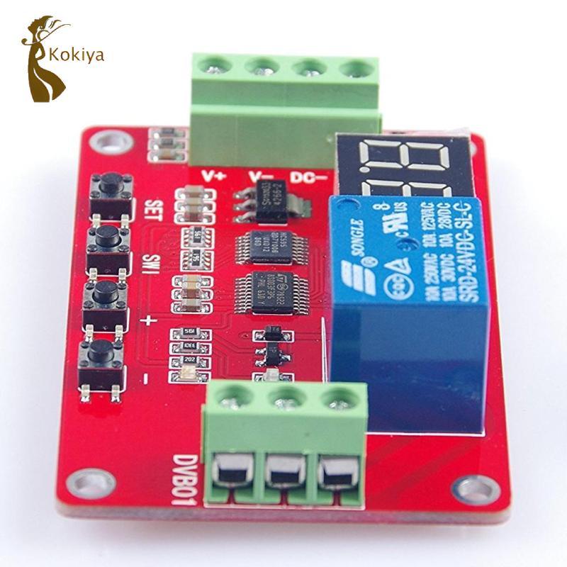 Bộ so sánh điện áp DVB0 5V, 12V, 24V / Phạm vi đo điện áp Volt 0-100V, Màn hình sạc / xả 4 dây