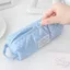 BEABOUT Bút Chì, Túi Đựng Bút Cầm Tay Dung Tích Lớn, Thiết Kế Chấm Bi Chất Lượng Cao Dây Kéo Đóng Cửa Túi Văn Phòng Phẩm Học Sinh
